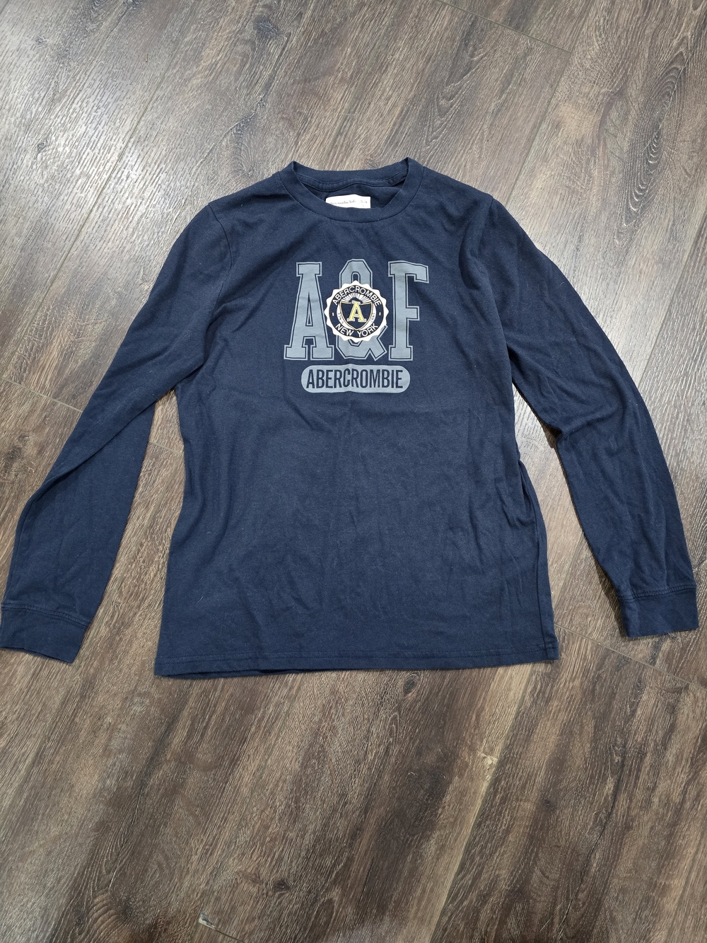 abercrombie kids navy pullover crewneck